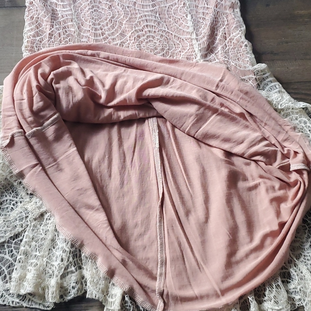 Alice Moon Sleeveless Zip Back Lace Overlay Dress - Picture 5 of 8